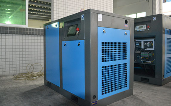 The hande air compressor is used in an air compressor station in foshan
